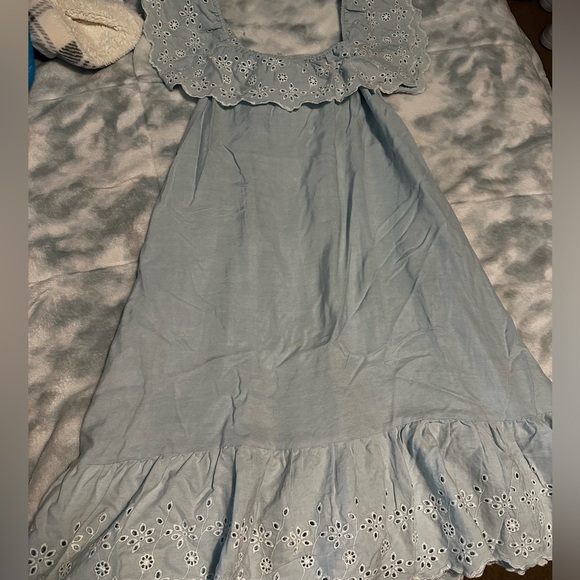 Time and Tru Linen Eyelet Dress XL - Picture 1 of 3